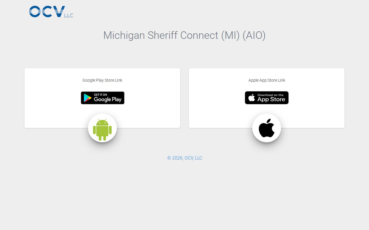 Osceola County recent arrest resources in the Michigan Sheriff Connect app